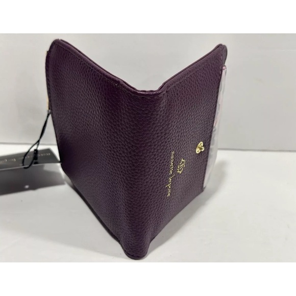 Nanette Lepore Purple Bifold Wallet/Organizer w/Card Case - Picture 5 of 9
